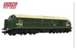 31-995ASF LMS 10000 in BR Lined Brunswick Green Late Emblem OO Gauge Sound Fitted